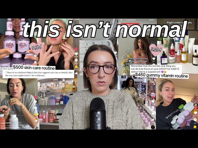 reacting to health and wellness tiktoks