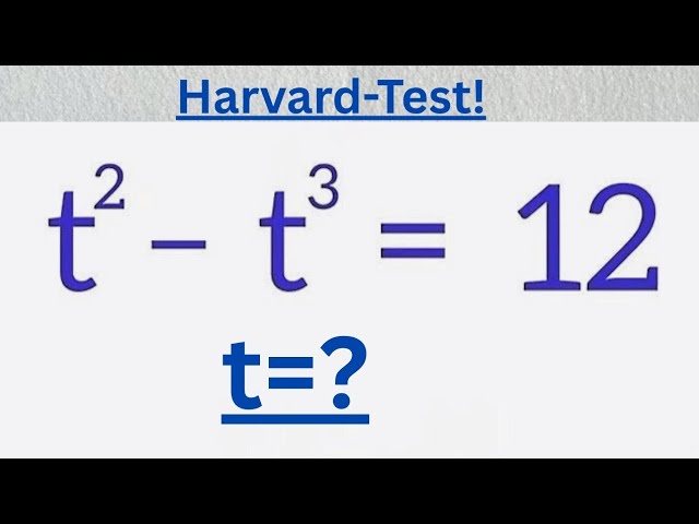 Only 10% students solve this Math olympiad Algebra problem | Math olympiad mathematics 
