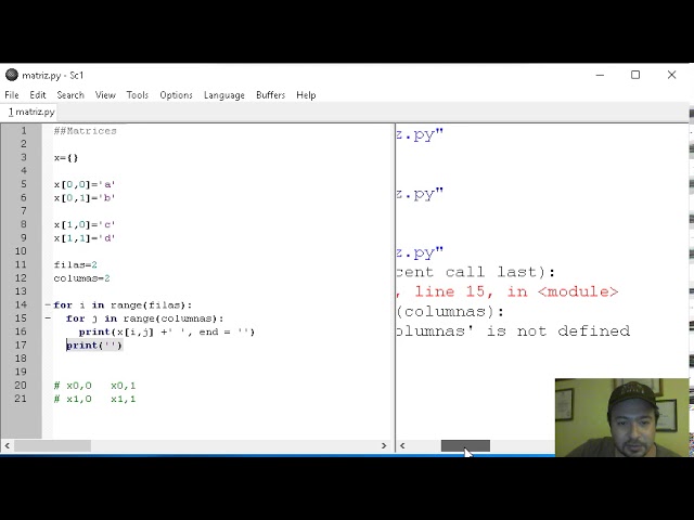 Python Tutorial 05: Matrices and Functions