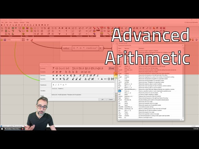 3.5 Advanced Arithmetic - Intro to Parametric Modeling