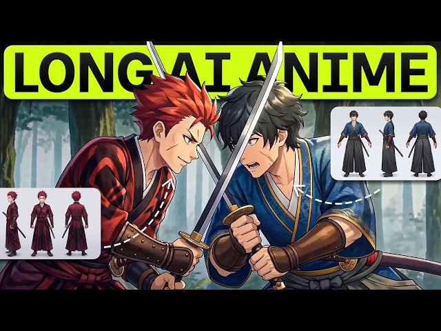How To Create Long AI Anime With Consistent Characters