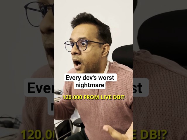 Every dev's worst nightmare 🫣🙃