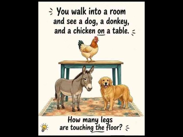 🐶🐴🐔 Can you solve this tricky puzzle? 🤔