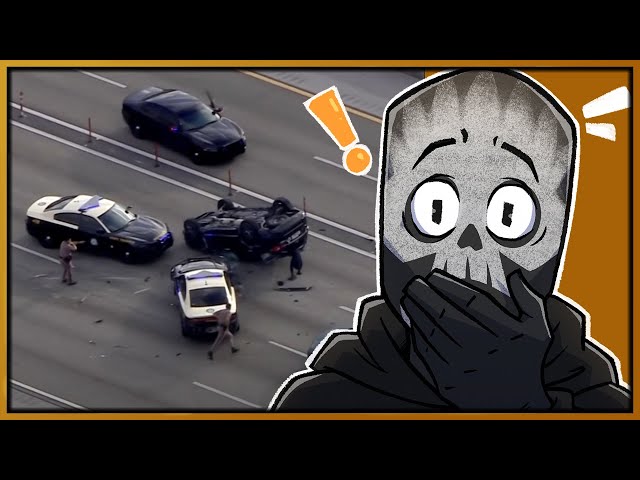 reacting to insane cop chases