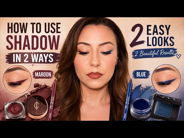 How to Use Eyeshadow 2 Ways | 2 Easy Eyeshadow Techniques for Beginners | Makeup Tutorial
