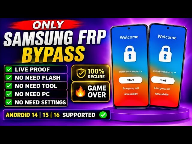 Samsung FRP Bypass 2026 🔥 Android 14-15-17 July Security Patch | No PC | Remove Google Account