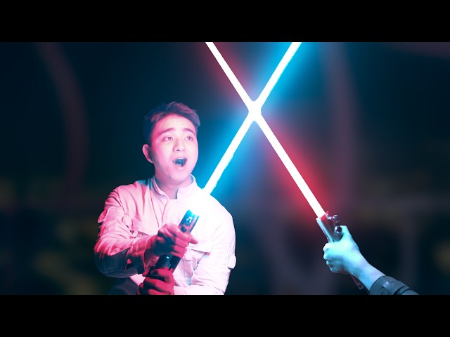 I Built a Dueling Retractable Lightsaber