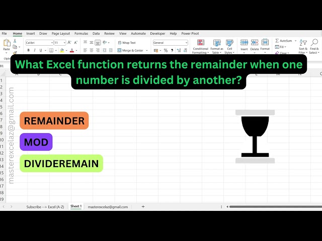 #452 - Excel formula question and answer