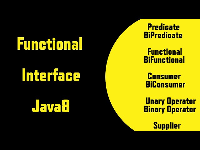 functional interface in Java 8| all functional interface in java 8 in one video