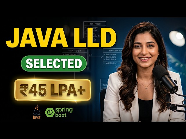 Senior Java LLD Interview: Thread‑Safe Scheduler, Concurrency & Multithreading | 45LPA+