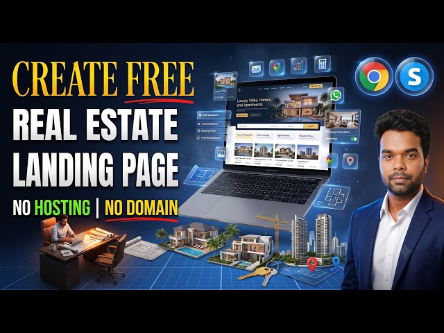 How to Create a Free Professional Landing Page for Real Estate Using Systeme.io