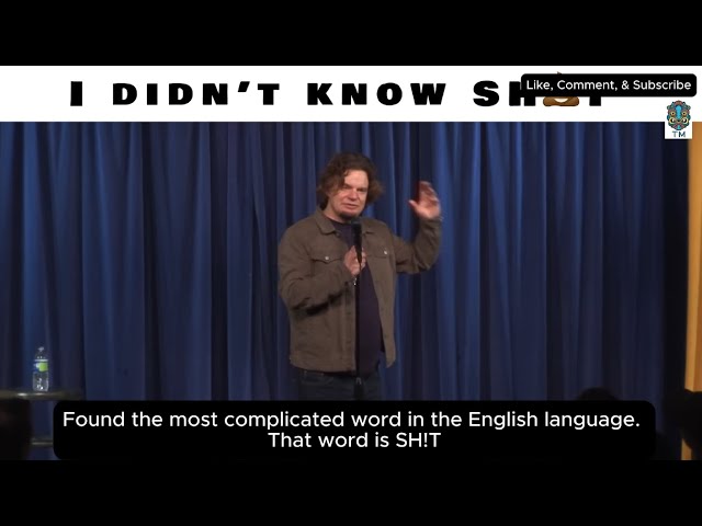 Finnish Comedian Ismo learning English and the complicated word is SH!T