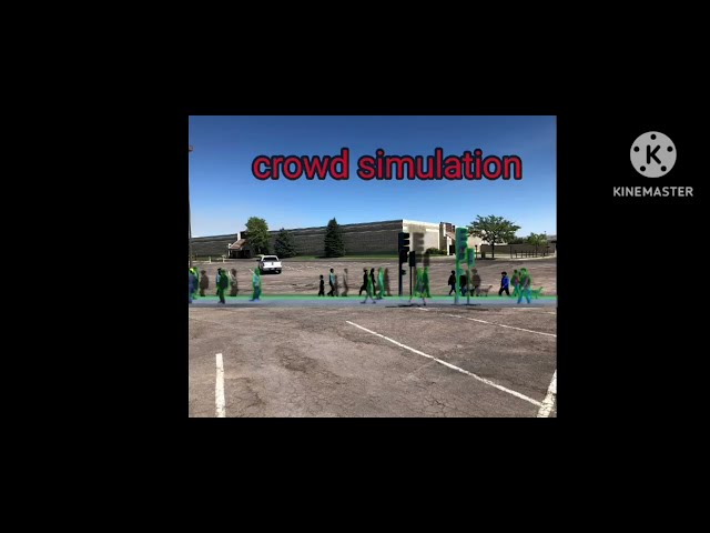 Crowd simulation 