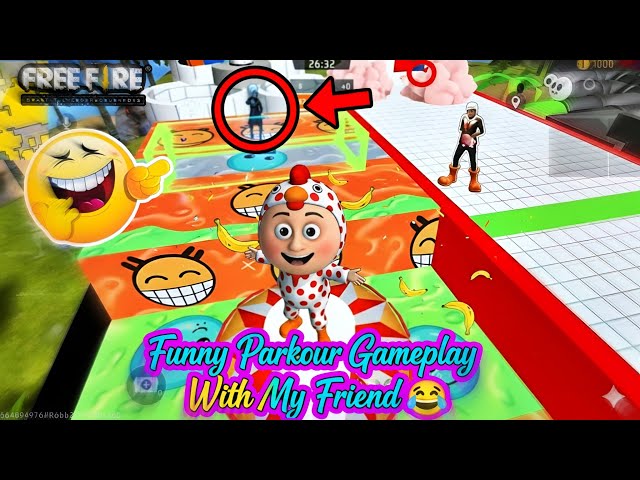 Funny Parkour Gameplay 😂 With my Friend ! New Parkour Ansh Arena ! 