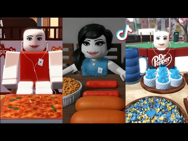 Mukbang Roblox TikTok Compilation 🍜 ASMR Eating Sounds & Funny Moments #156