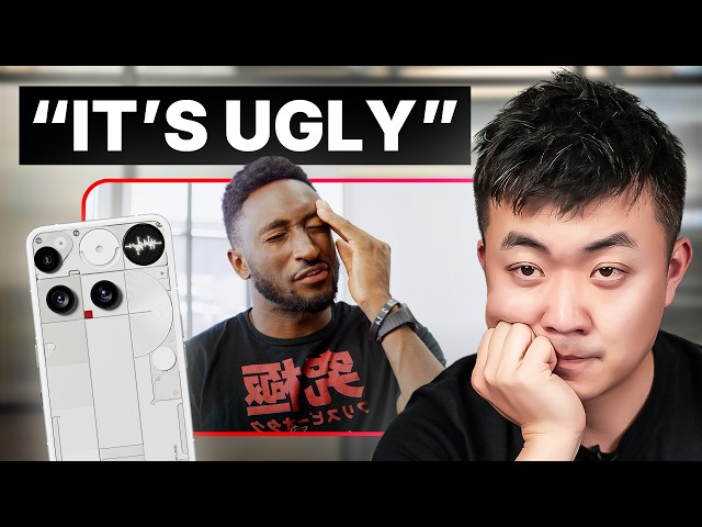 Nothing CEO reacts to Phone (3) reviews