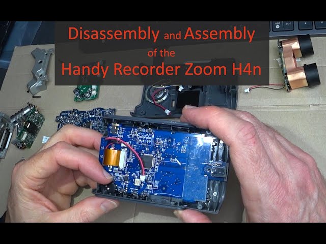 Zoom H4n Diassembly / Assembly Handy Recorder