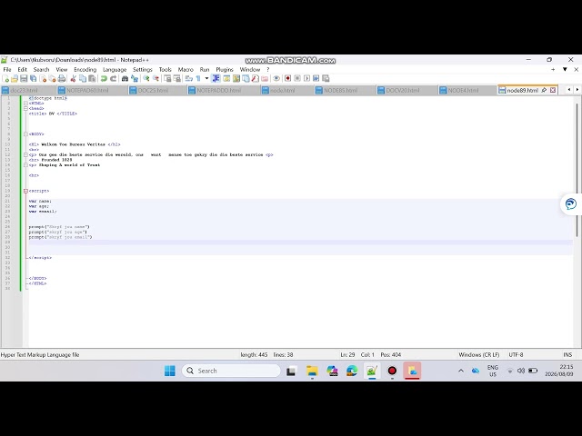 How to create a Website Using HTML css Javascript 