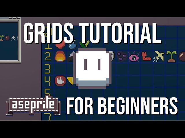 How to Use the Grid for Spritesheets and Tilemaps in Aseprite