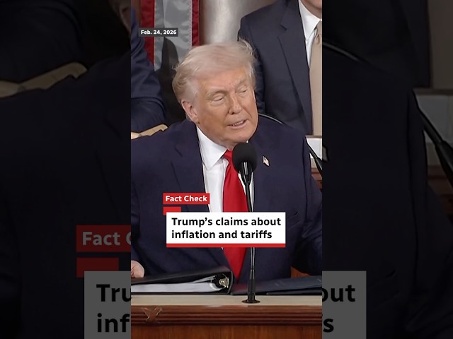 Fact check: Trump’s claims about inflation and tariffs