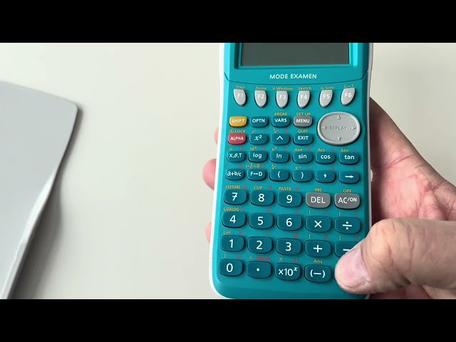 Casio Graph 25+E mode scientific calculator graphic wide screen college blue math device