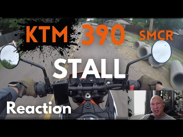 2025 KTM 390 SMC R Stalling | Reaction