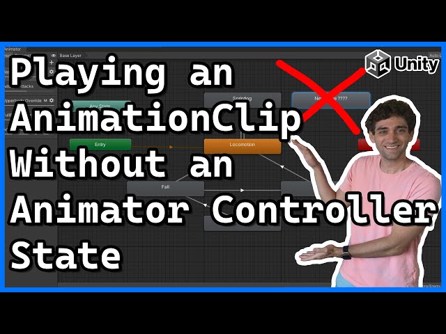 Play an Animation Clip Without an Animator Controller State | Playables API | Unity Tutorial
