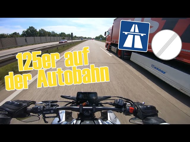 Autobahn with 125cc | Is that possible? | B196 - A1 | Joos