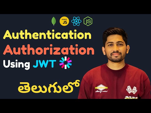 JWT Authentication & Authorization in Node.js 🔥  | Complete Guide in Telugu