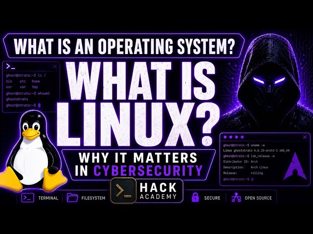 What Is an Operating System? What Is Linux? And Why It Matters for Cybersecurity - Beginner Guide 
