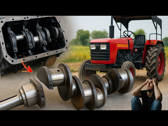 Startling Process //  How Merged A Broken Tractor Crankshaft in True Way From Pure Magical repairing