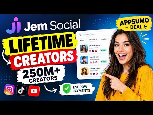 Jem Social Lifetime Deal — 94% OFF Before It’s Gone