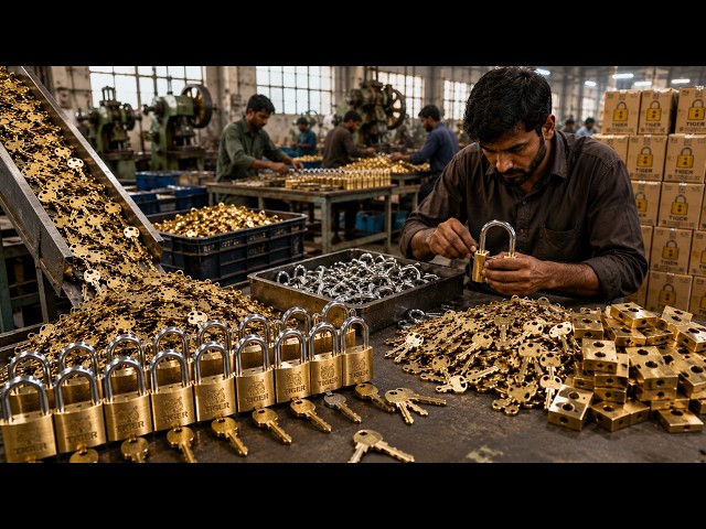 From raw metal to millions of keys: Watch the entire Factory manufacturing | Amazing Process