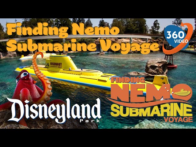 [NEW 2023] Finding Nemo Submarine Voyage ride - 360° video - 6.1K | Disneyland park, California 2023