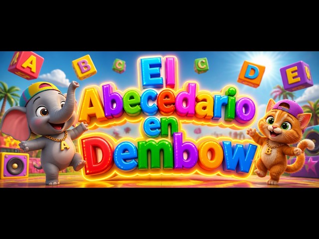 ¡El Abecedario en Dembow! 🅰️🐘 Aprende las Letras Bailando - Aprende con musica infantil