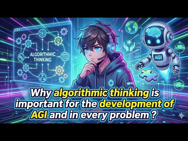 Why is algorithmic thinking  important for AGI and for solving any problem ?