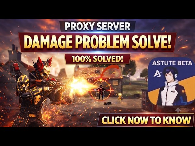 💪 FREE FIRE OB55 PROXY SERVER DAMAGE FIX 😱 | 100% Working | Step By Step Hindi | Latest Method
