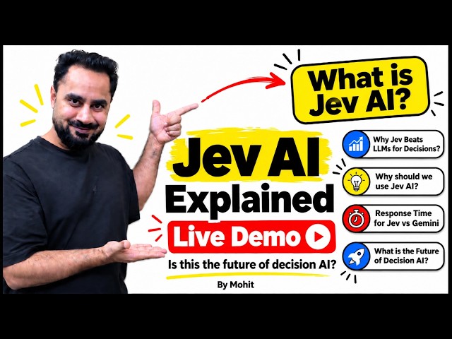 Jev AI Explained in 10 mins | By Mohit | Live Demo