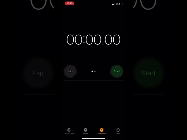 I got 00:00.00