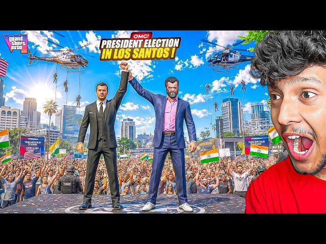 FINALLY THE NEW PRESIDENT Of LOS SANTOS!😱GTA 5 Real Life! #22