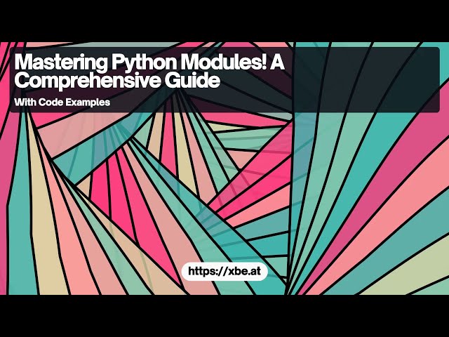Python Modules Mastery: Understanding Standard Library