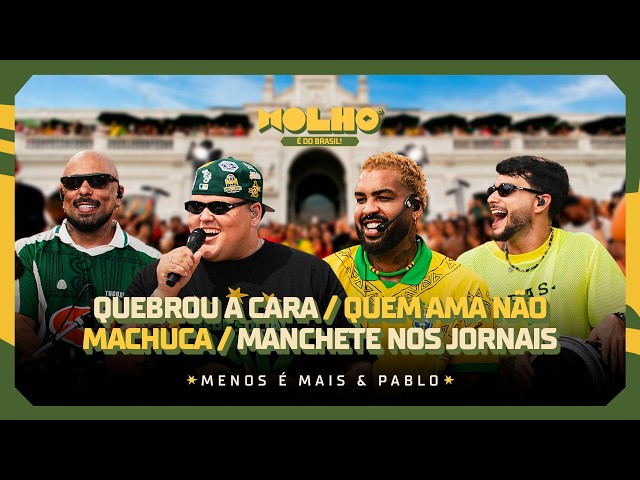 Grupo Menos é Mais - Quebrou A Cara /  Quem Ama Não Machuca / Manchete Dos Jornais (Ao Vivo)