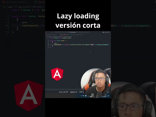 lazy loading version corta #angular