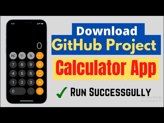 Download Android Project Calculator App from GitHub and Run in Android Studio | Beginners | Hindi