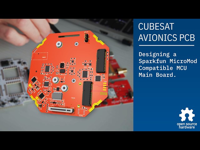 CubeSat Microcontroller Main Board Development in KiCad 8