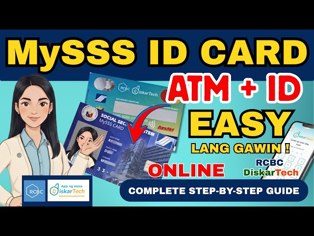 MySSS RCBC ID Card Online Application (ATM + ID) | Actual Process 2026