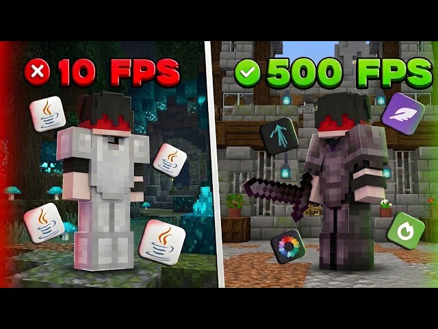 Want 500+ FPS in Minecraft? Do This! (Java/MCPE)