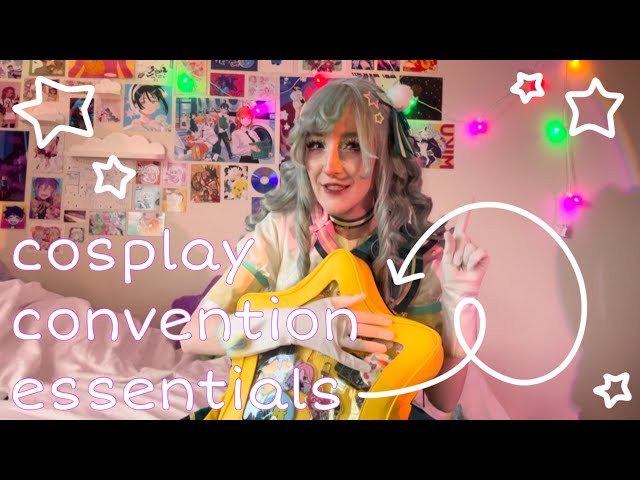 WHAT’S IN MY COSPLAY CON BAG!! anime convention packing guide!!