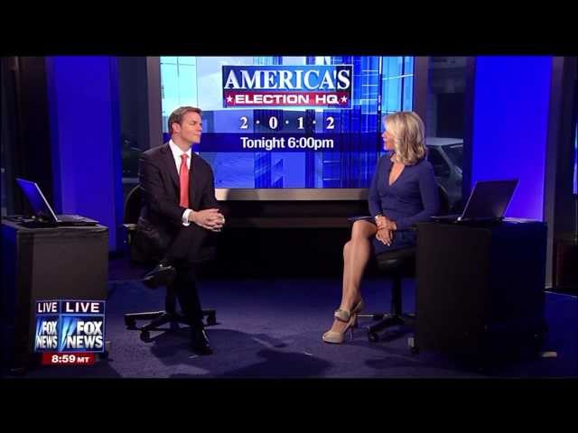Martha Maccallum Tan Pantyhose Cleavage 11 06 12 HD