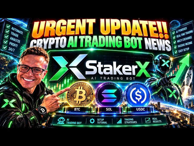 StakerX URGENT UPDATE!! AI Crypto Trading Bot NEWS!!